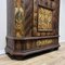 Painted Gable Cupboard with Beveled Sides, 1850s 5