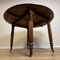 Antique French Round Table with Foldable Top 5