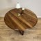 Antique French Round Table with Foldable Top 2