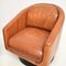 Italian Leather Swivel Armchairs from Natuzzi, 2000, Set of 2 6