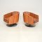 Italienische Leder Drehsessel von Natuzzi, 2000, 2er Set 3