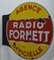 Fornett Enamelled Radio Plaque, 1930s 2