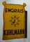 Emailliertes Schild von Kuhlmann, 1950er 1