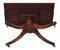 Antique Georgian Folding Console Table in Mahogany and Rosewood, 1810 11