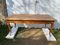 Wooden Farm Table with Drawer and Extensions, 1890s, Image 1