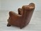 Danish Relax Chair in Leather & Oak, 1950s, Image 13