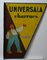 Enameled Sign from Universala, 1930s, Image 1