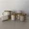 Vintage Ceramic Coffee Set, 1980s, Set of 8 1