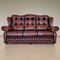 Chesterfield Leather Living Room Set, 1970s, Set of 4 2