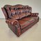 Chesterfield Leather Living Room Set, 1970s, Set of 4, Image 5