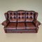 Chesterfield Leather Living Room Set, 1970s, Set of 4, Image 3