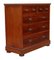 Large Victorian Flame Mahogany Chest of Drawers, 1890s 2