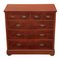 Large Victorian Flame Mahogany Chest of Drawers, 1890s 8