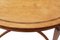 Tavolino antico vittoriano in legno satinato intarsiato, fine XIX secolo, Immagine 4