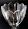 Schwedische Tulip Vase aus Kristallglas mit Quadratischem Fuß, 1980er 8
