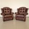 Chesterfield Suzanne Brown Leather Living Room Set, 1970s, Set of 3, Image 7