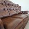 Chesterfield Suzanne Brown Leather Living Room Set, 1970s, Set of 3, Image 6