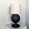Vintage Brushed Pinewood Table Lamp, 2000s, Image 1