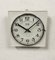 Vintage White Porcelain Wall Clock from Prim, 1970s 4