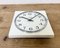 Vintage White Porcelain Wall Clock from Prim, 1970s 13