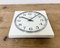 Vintage White Porcelain Wall Clock from Prim, 1970s, Image 13