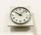 Vintage White Porcelain Wall Clock from Prim, 1970s, Image 6