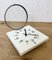 Vintage White Porcelain Wall Clock from Prim, 1970s 18