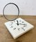 Vintage White Porcelain Wall Clock from Prim, 1970s, Image 18