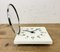 Vintage White Porcelain Wall Clock from Prim, 1970s, Image 16