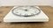 Vintage White Porcelain Wall Clock from Prim, 1970s 10