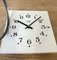 Vintage White Porcelain Wall Clock from Prim, 1970s 17