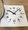 Vintage White Porcelain Wall Clock from Prim, 1970s, Image 17