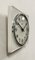 Vintage White Porcelain Wall Clock from Prim, 1970s, Image 3