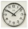 Horloge Murale Vintage en Porcelaine Blanche de Prim, 1970s 1