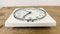 Vintage White Porcelain Wall Clock from Prim, 1970s 12