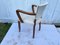 Vintage White Armchair in Wood, 1930s 9