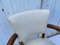 Fauteuil Vintage Blanc en Bois, 1930s 3