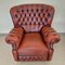Chesterfield Living Room Set in Leather, 1970s, Set of 3, Image 10