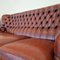 Chesterfield Living Room Set in Leather, 1970s, Set of 3 7