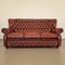 Set da salotto Chesterfield in pelle, anni '70, set di 3, Immagine 2