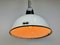 Soviet Industrial White Enamel Pendant Lamp, 1960s 16