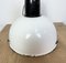 Soviet Industrial White Enamel Pendant Lamp, 1960s 13