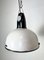 Soviet Industrial White Enamel Pendant Lamp, 1960s 5