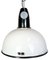 Soviet Industrial White Enamel Pendant Lamp, 1960s 1