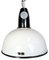 Soviet Industrial White Enamel Pendant Lamp, 1960s, Image 1