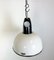 Soviet Industrial White Enamel Pendant Lamp, 1960s, Image 10