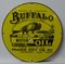 Plaque Buffalo Émaillée à l'Huile, 1960s 1