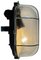 Industrielle Braune Wandlampe aus Bakelit mit Milchglas, 1960er 16