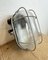 Industrielle Braune Wandlampe aus Bakelit mit Milchglas, 1960er 5