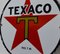 Emaillierte Texaco Plakette, 1960er 3